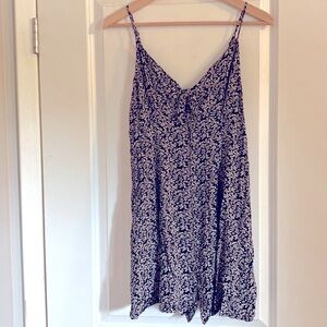 American Eagle Floral Tie Dress